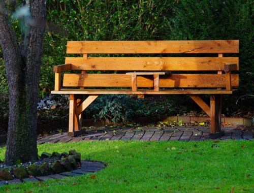 banc de jardin