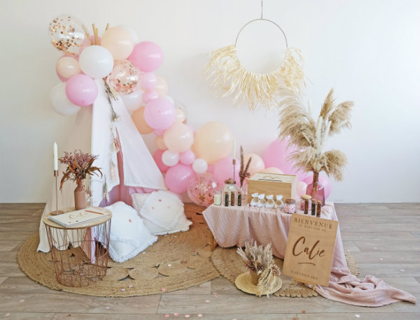 Inspiration : une jolie fête de baptême pour fille 