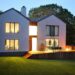 Modern luxury house and garden